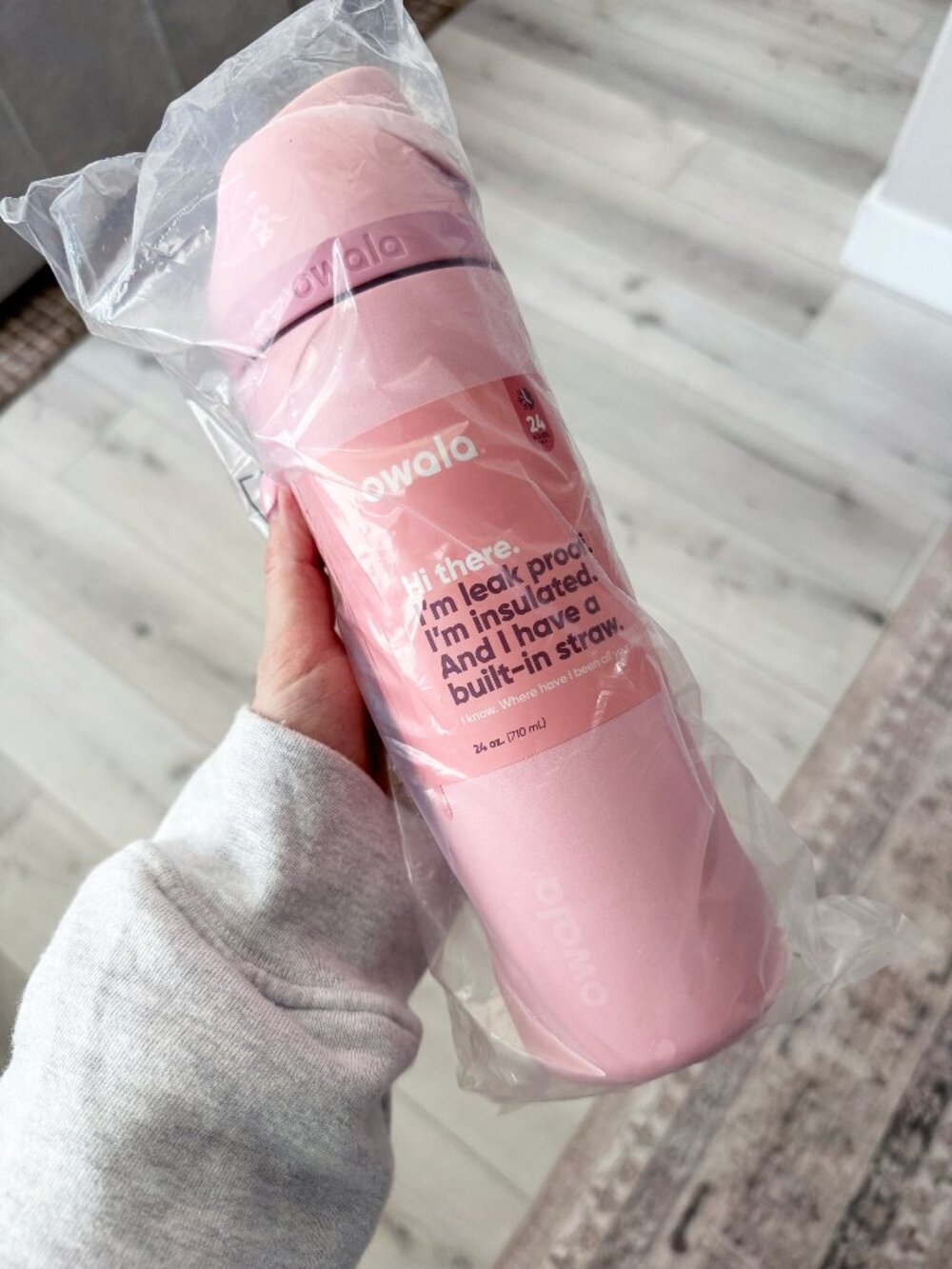 “Rose Quartz" Owala Pink - 24 oz Freesip